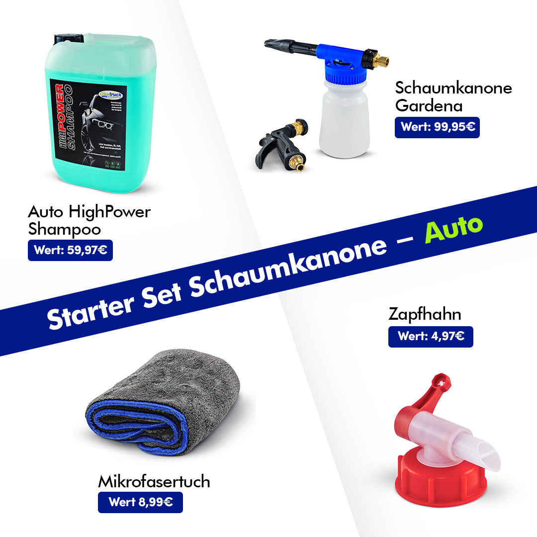 Starter Set Schaumkanone Auto (f. GARDENA)